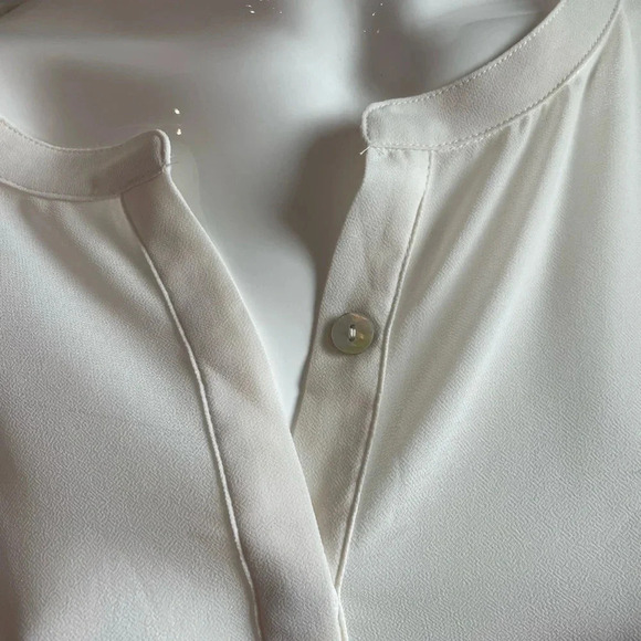 Marla Wynne Layers Off White/Ivory Button up Dolman Sleeve Blouse size M… - Picture 2 of 11